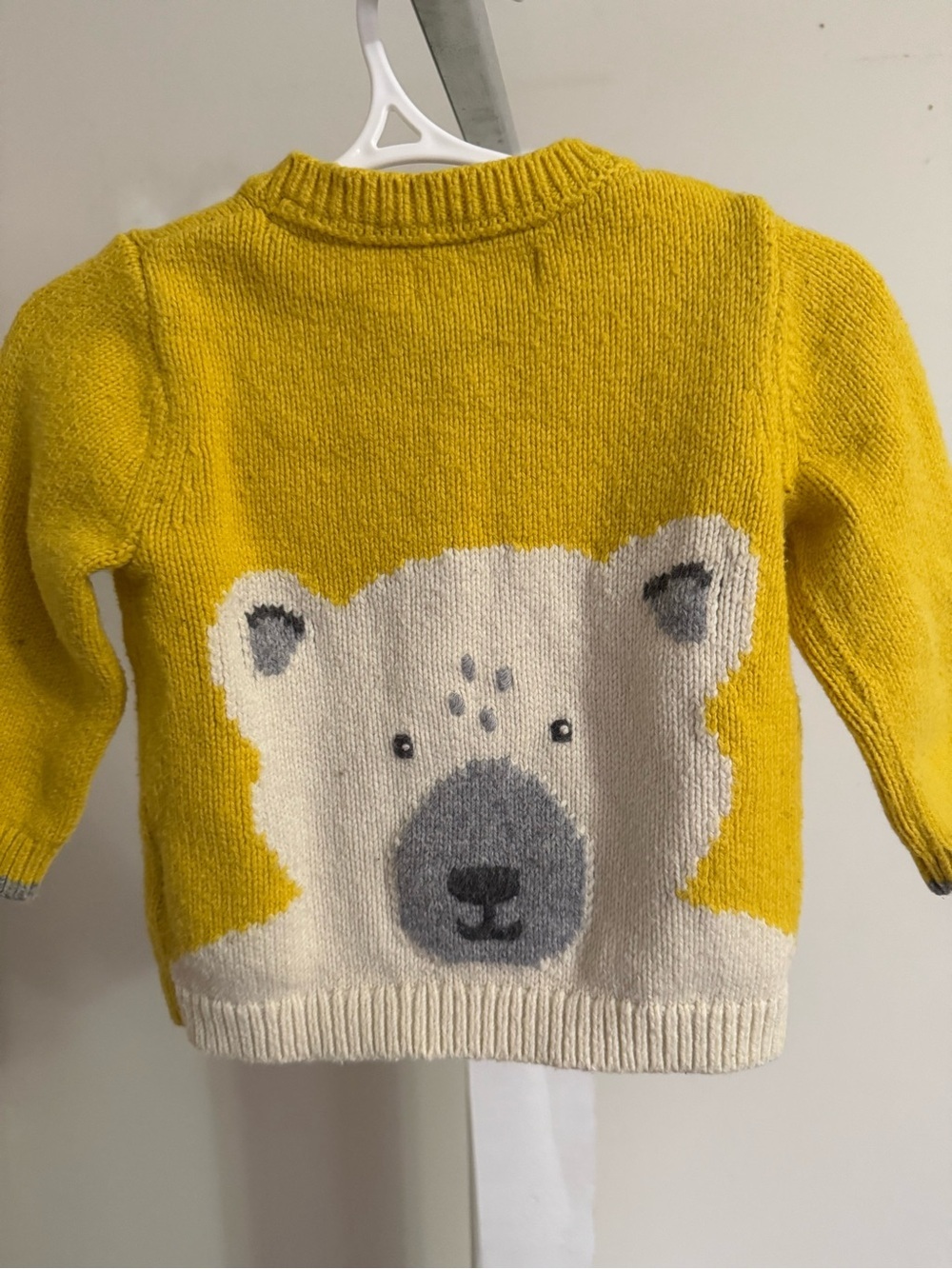 Baby Boden Wool Blend Polar Bear Cardigan - Picture 6 of 8